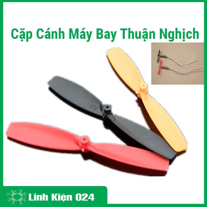 Cánh máy bay 60mm nhựa ABS 1 cặp thuận nghịch