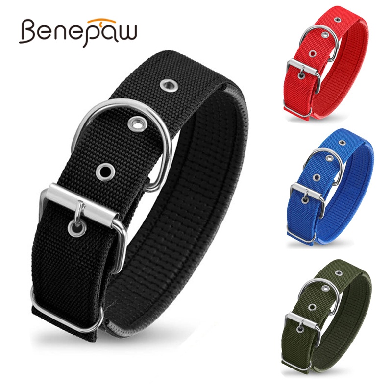  Benepaw chịu lực cao Chiến Thuật Vòng cổ cho chó quân đội chất bền Dày chần bông mềm Vòng cổ cho cún cưng Cho Nhỏ chó lớn nhỡ Đào Tạo 