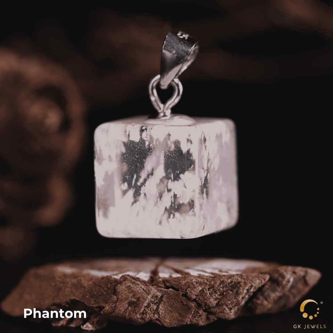 Snow Phantom Cube Pendant