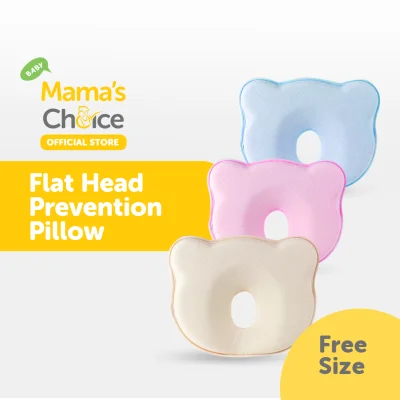 Mama's Choice Flat Head Prevention Pillow (Head shaping organic memory foam baby pillow)