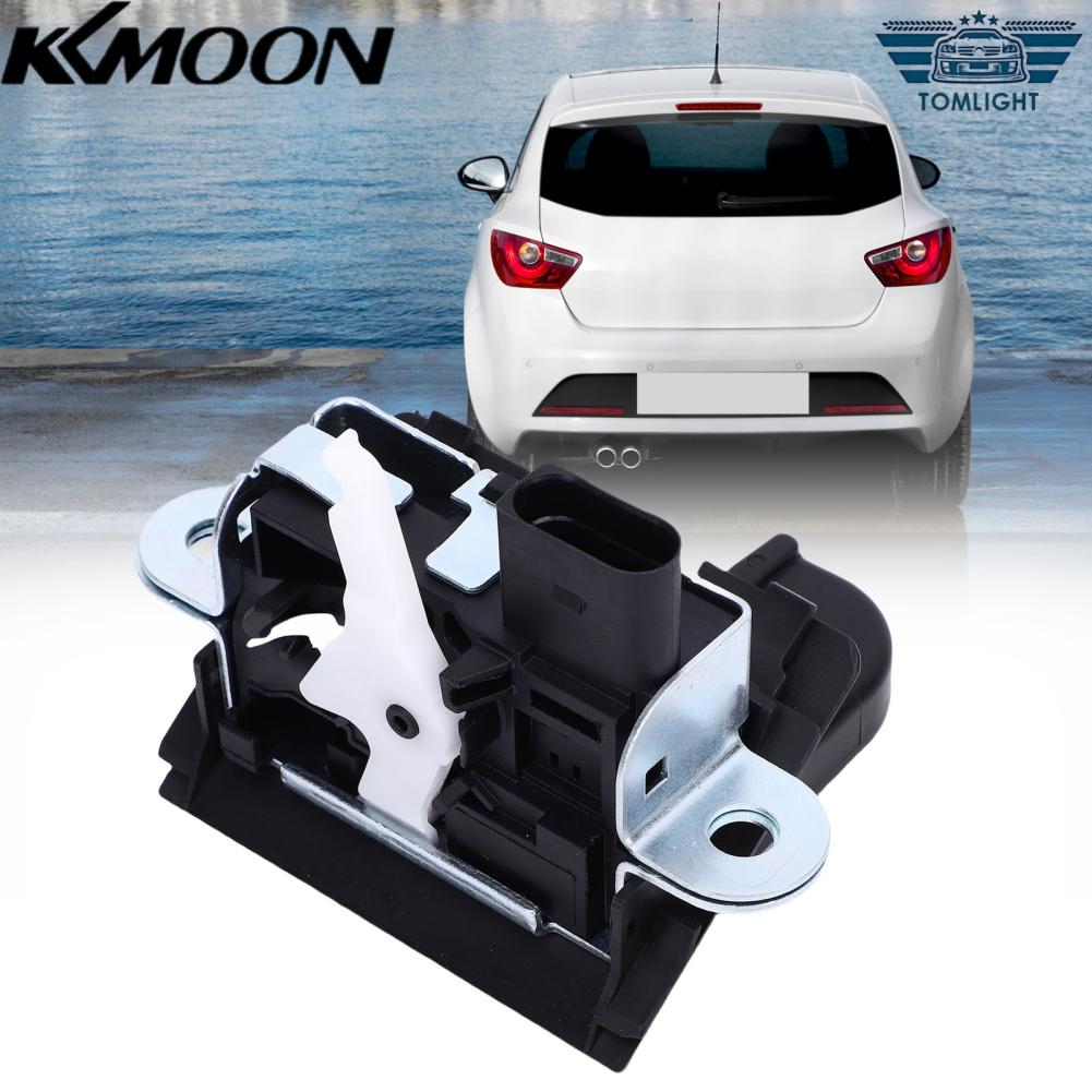 KKmoon 6J4827505D9B9 Phù Hợp Chính Xác Chống Mài Mòn Phía Sau Nắp Cốp Xe Khóa Nâng Cửa Chốt Chắc Chắn Tăng Cường Bảo Mật Để Thay Thế Xe Cho Ghế IV 2008-2017