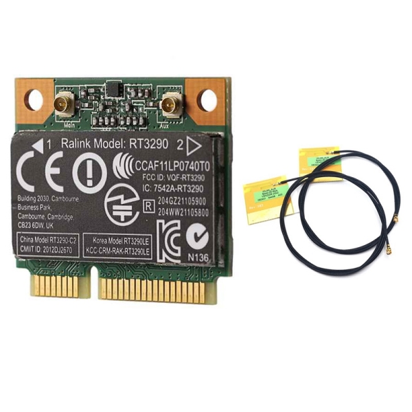 150Mbps 2.4Ghz RT3290 802.11B/G/N Wireless Wlan WIFI + Bluetooth BT 3.0 Half Mini PCI-E Card for HP CQ58 M4 M6 4445S DV4