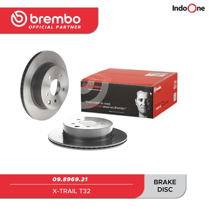BRAKE DISC/PIRINGAN BREMBO X-TRAIL T32 (R) - 09 8969 21 - ForUs Mart Harga 1,448,000 rupiah*Gratis Ongkir
