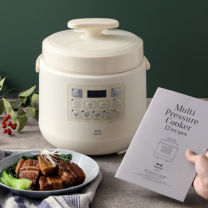 Bruno Multi Pressure Cooker | Model: BOE058-IV-ACE | Ivory | ✦SG