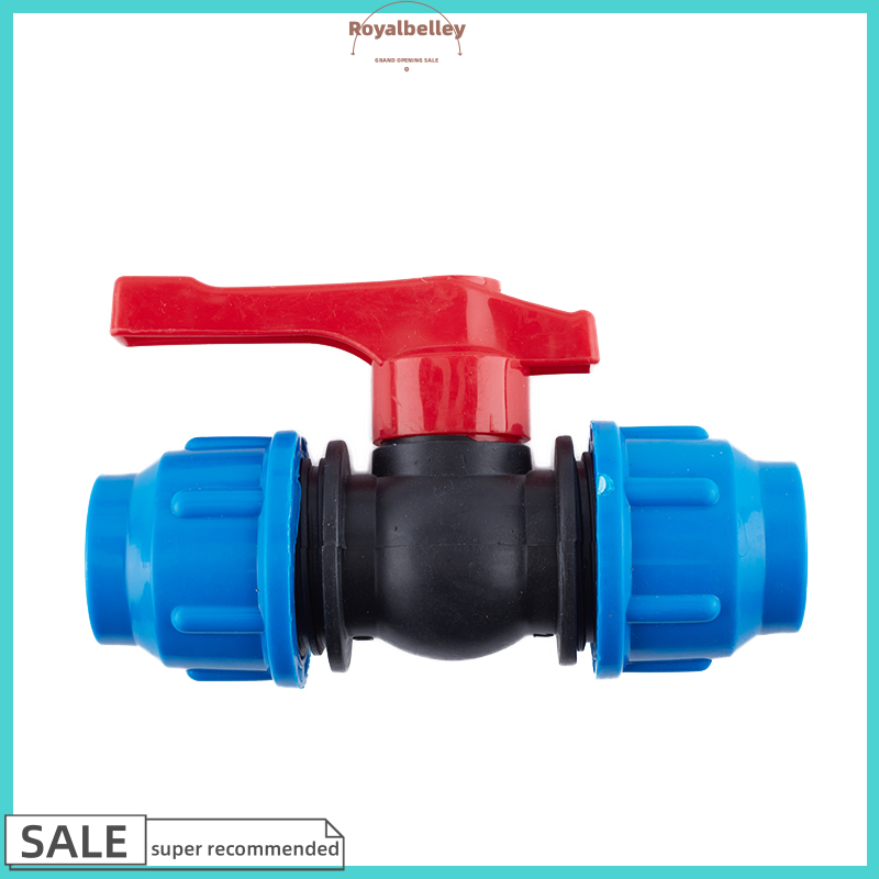 【ROYALBELLEY  Đầu nối van nhanh ống nước 20/25/32mm phụ kiện van bi ống PE