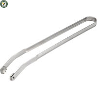 Boupower Kitchen Tongs For Cooking 17.8 Inch Stainless Steel Food Serving Tongs Heavy Duty BBQ Grill Fry Food Tongs Sausage Turning Tongs For Outdoor Barbecue