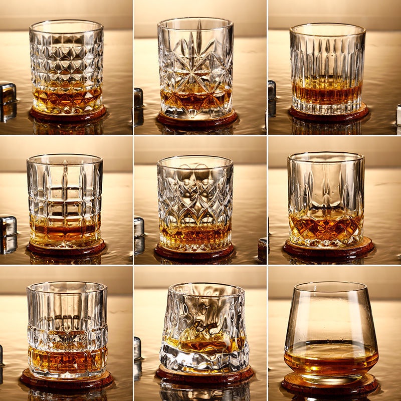 Ly rock thủy tinh pha lê uống whisky rượυ mạnh, cốc uống ruou ᴡine glass