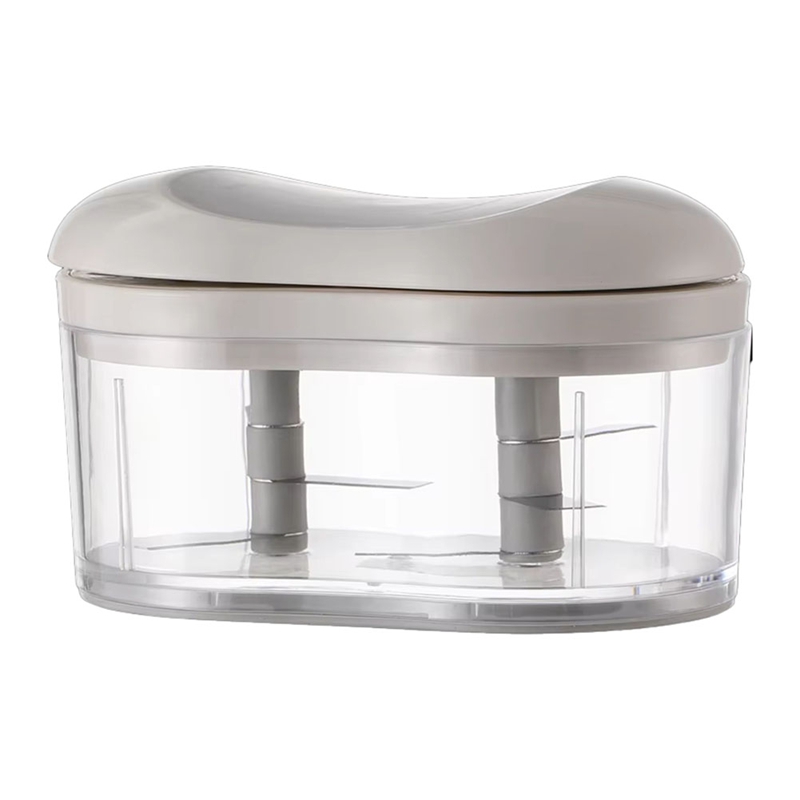 (GJFZ) Manual Garlic Cutter - Hand-Pushed Meat Grinder for Kitchen, Efficient Ginger and Garlic Crusher, Mud Cutter Tool