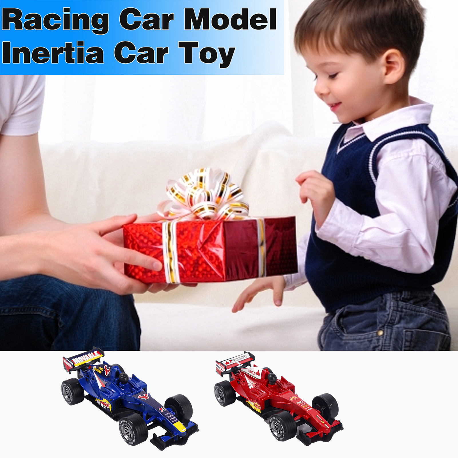 Xe trẻ em Đồ chơi mô hình xe đua xe kéo ngược Đồ chơi ô tô đua Cỡ Nhỏ Mô