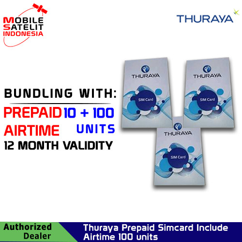 THURAYA NOVA PREPAID SIMCARD WITH AIRTIME 100UNITS Giá 3,709,000 Đồng*Miễn phí vận chuyển