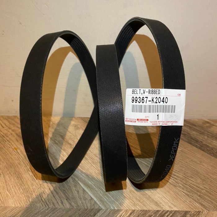 V belt fan belt tali kipas Hiace Premio 2800cc 99367-K2040 ORIGINAL Harga 1,450,000 rupiah*Gratis Ongkir
