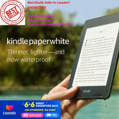 (Best Kindle Seller in Lazada) US Set, Latest 2019 Kindle Paperwhite 4 All-new Waterproof, Thinner 8GB / 32GB with Audiable, Special Offers (Black/Twilight Blue/Plum/Sage)
