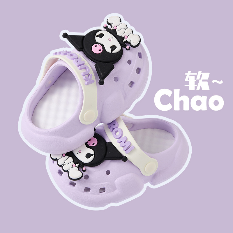 รองเท้าแตะเด็กเด็กชายและเด็กหญิงฤดูร้อน Sanrio Kulomi การ์ตูนน่ารักระบายอากาศ ราคา 178 บาท*ส่งฟรี