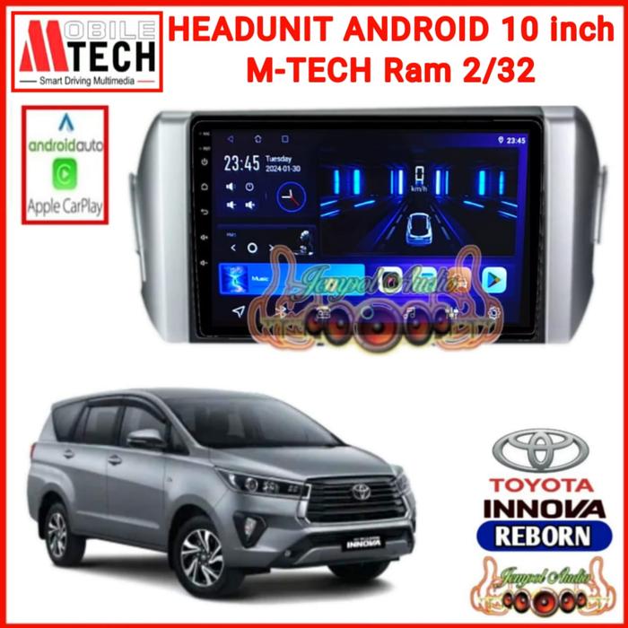 HEAD UNIT MTECH 10 INCH OEM TOYOTA INNOVA REBORN SOKET PNP-desshop99 Harga  1,980,000 Ringgit*Penghantaran Percuma