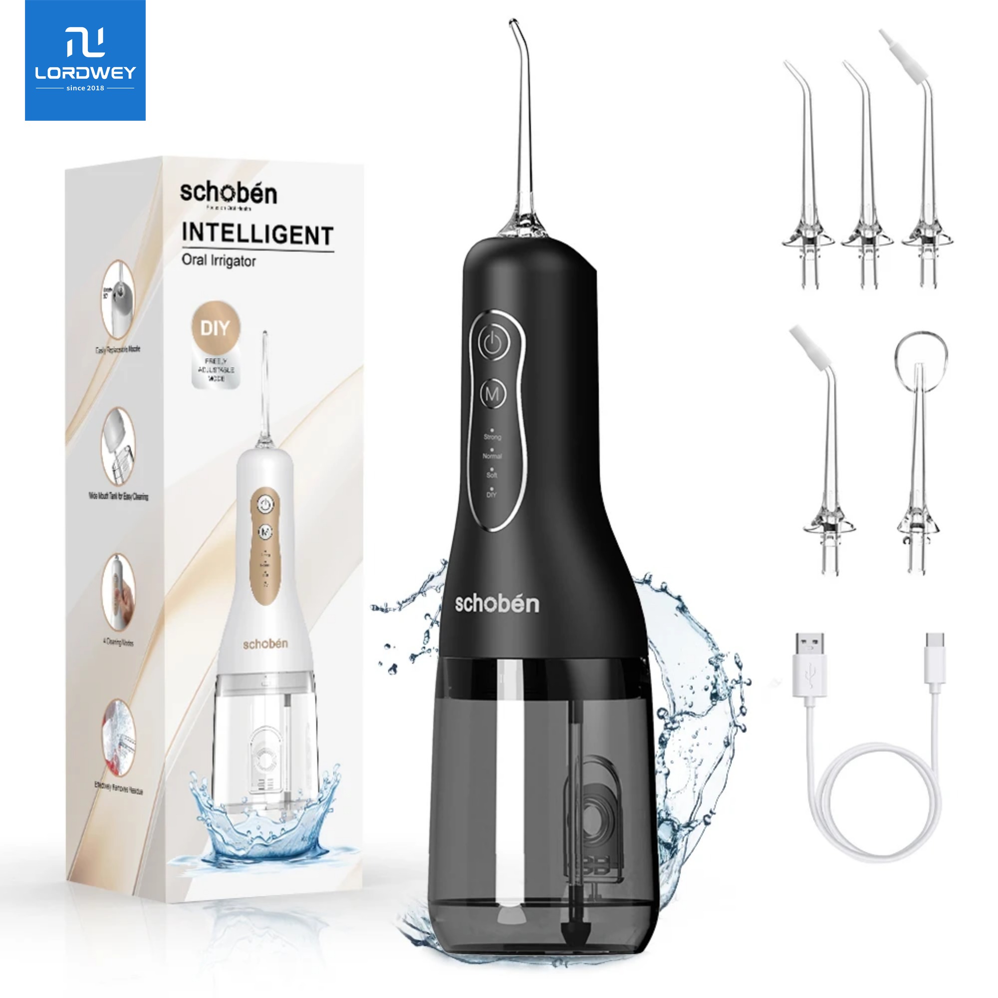 LORDWEY | Electric Piston Pump Oral Cleaning Toothwashing Removal of Dental Stones Whitening and Flushing Machine ราคา 837 บาท*ส่งฟรี