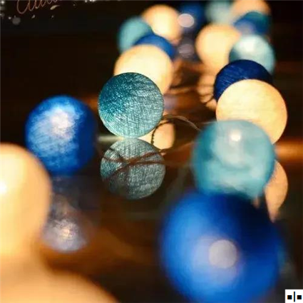 ✈➹☺LED Cotton Rattan Ball Lighting Strings Fairy Garland String Lights Christmas Outdoor Garden Wedding Party Gift Decoration Lamp☺✈