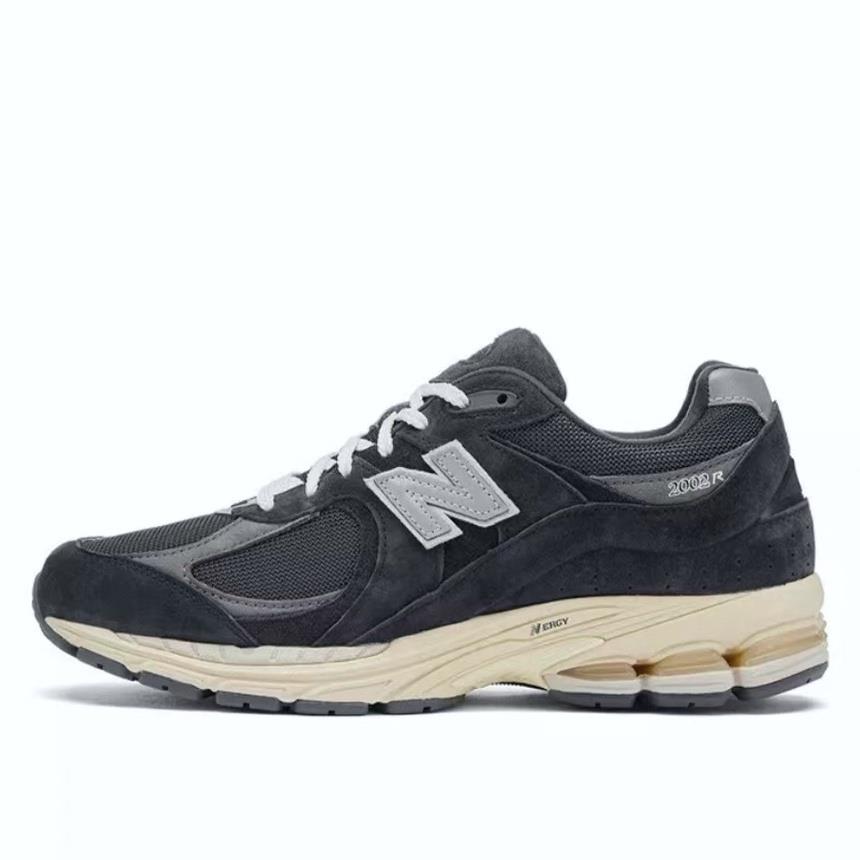 Giày chạy bộ thông thường retro New Balance 2002R màu xám carbon cho nam và nữ