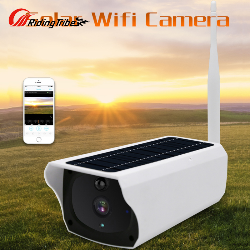 Riding Tribe Solar Security Cameras Wireless IP66 Waterproof AI Motion