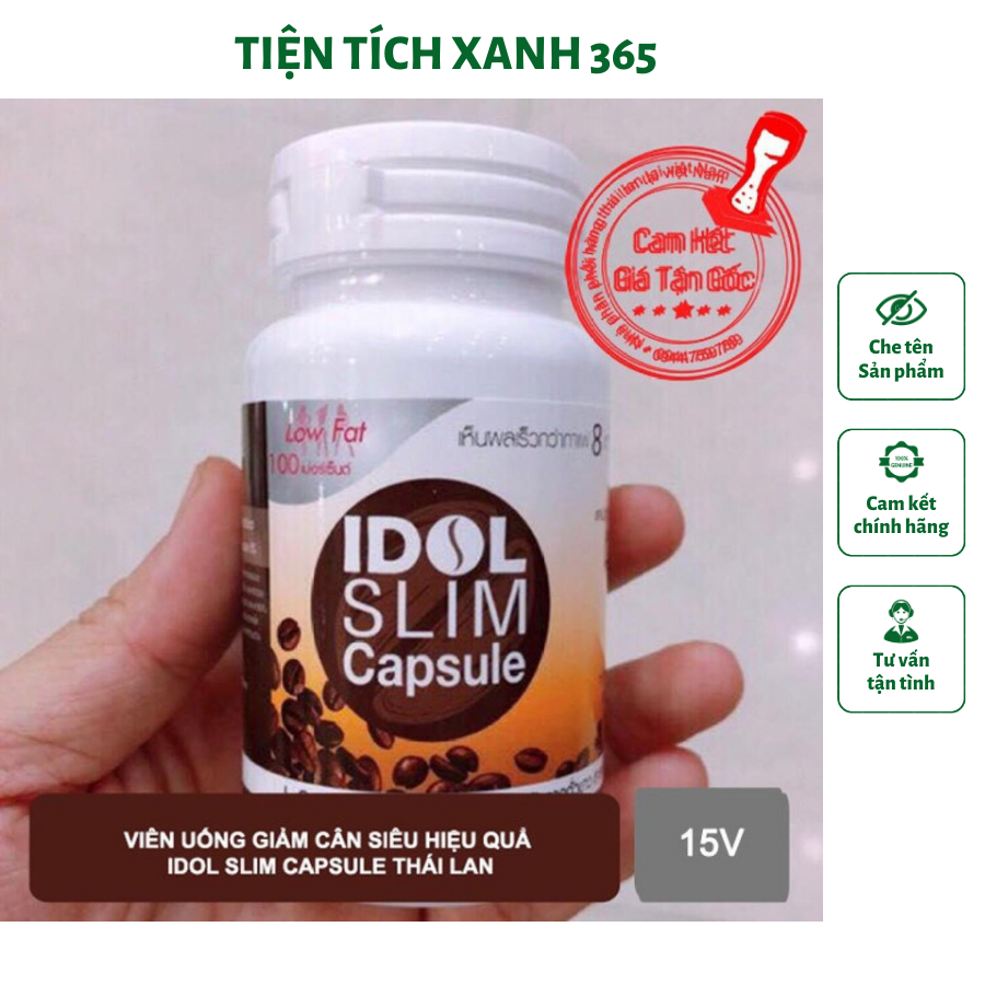 Cafe idol dạng viên chuẩn giảm mạnh hộp 15v