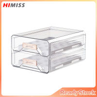 2 Tiers Egg Organizer Egg Storage Carrier With Drawer Stacking Egg Holders For Refrigerator Large Capacity Egg Storage Bin With Stackable Tray
