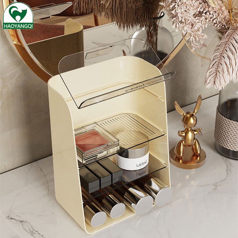 Hộp lưu trữ mỹ phẩm, phòng ngủ, phòng tắm, tủ dung tích lớn, sản phẩm chăm sóc da, hộp phủ bóng son môi, kệ lưu trữ, tiết kiệm không gian
