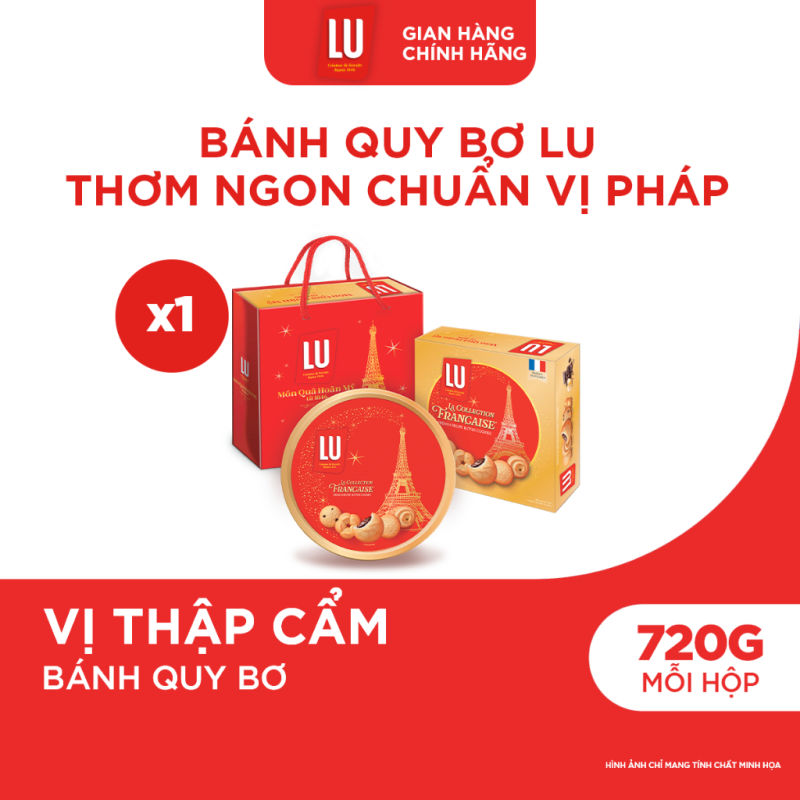 Bánh Quy Bơ Thập Cẩm Công Thức Pháp LU 720g
