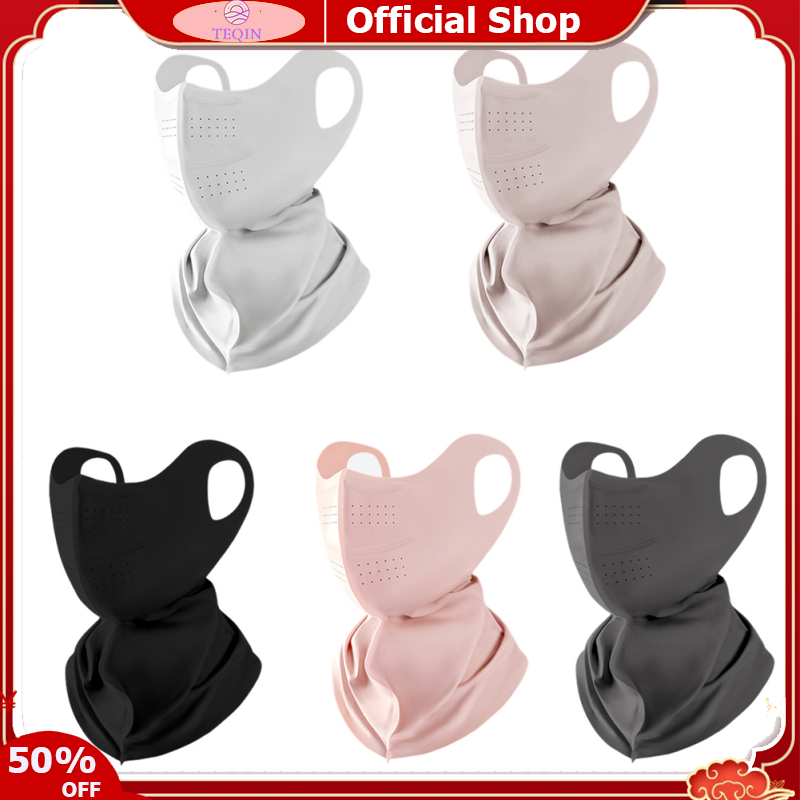 Teqin XTJ129 Sun Protection Scarf Face Cover Unisex Sun Protective Face Bandanna For Women Men Outdoor Sports Summer Neck Gaiter Face ราคา 140 บาท*ส่งฟรี