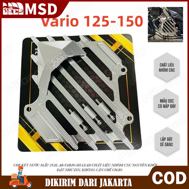 Cover Radiator Vietnam Bilet Billed Biled Billet Vario cnc 125/150 Vario 160 PCX / ADV cbu Harga 98,200 rupiah*Gratis Ongkir