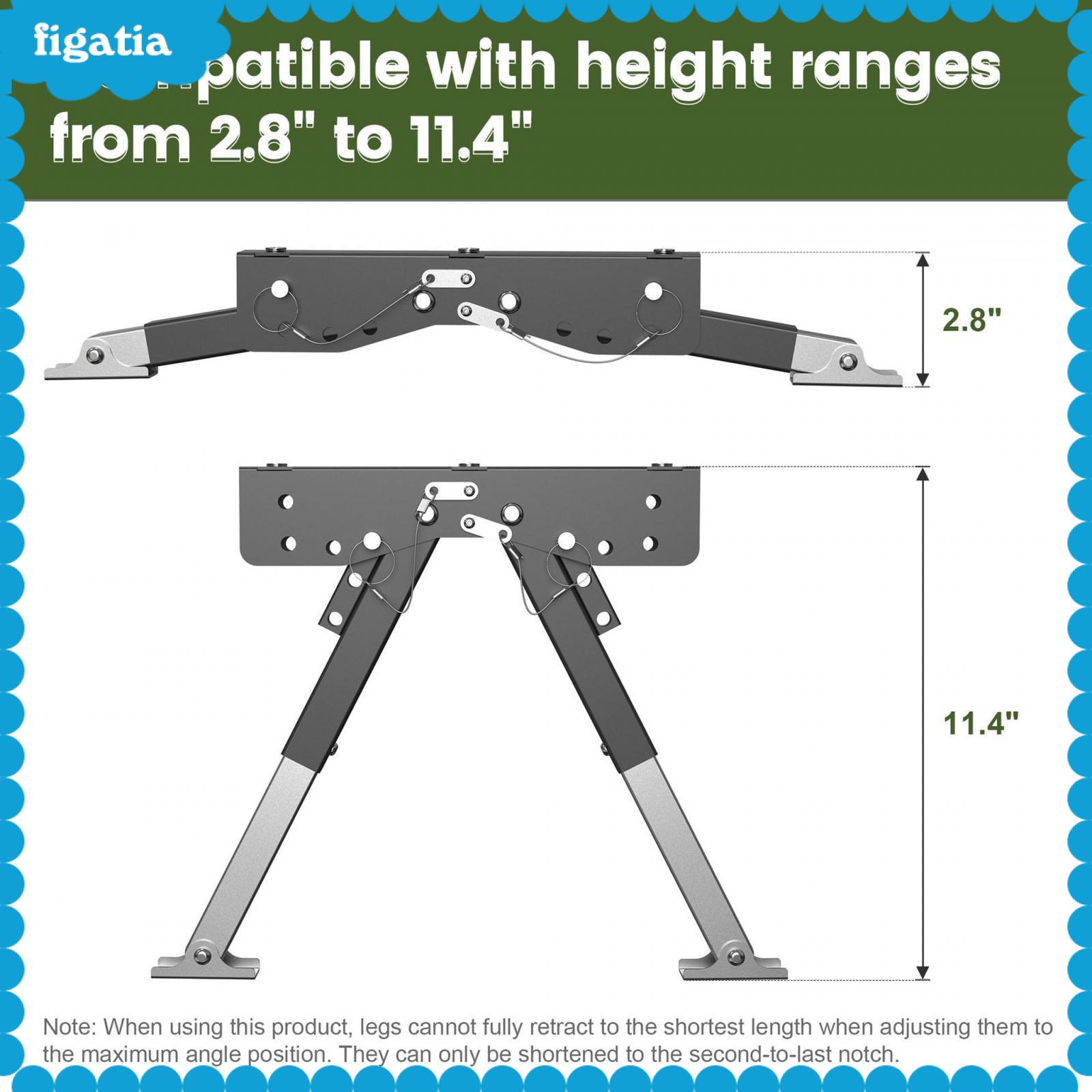 Figatia RV bước ổn định gấp đa năng du lịch Jack chức năng RV phụ kiện