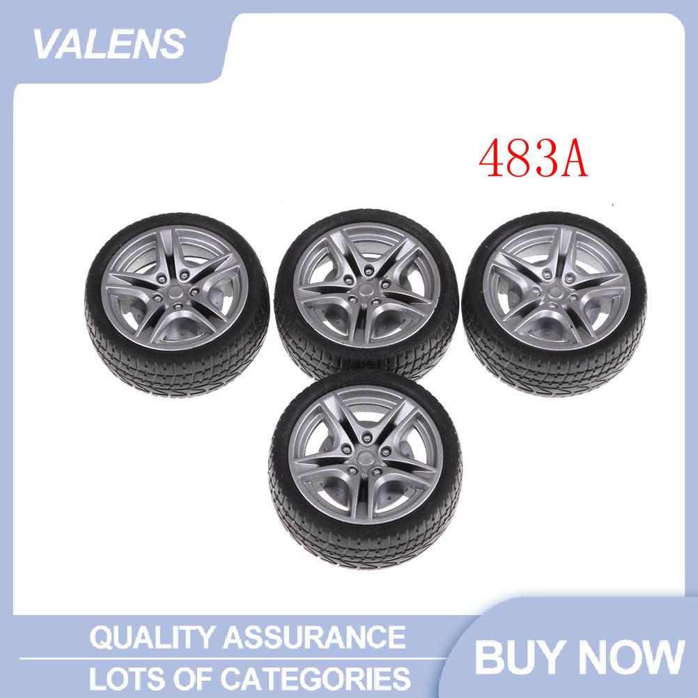 [Valen] Housewear & Furnishings 4 chiếc bánh xe lốp cao su mô hình RC phụ kiện xe hơi dia16mm 22mm 26mm 38mm 48mm - 3