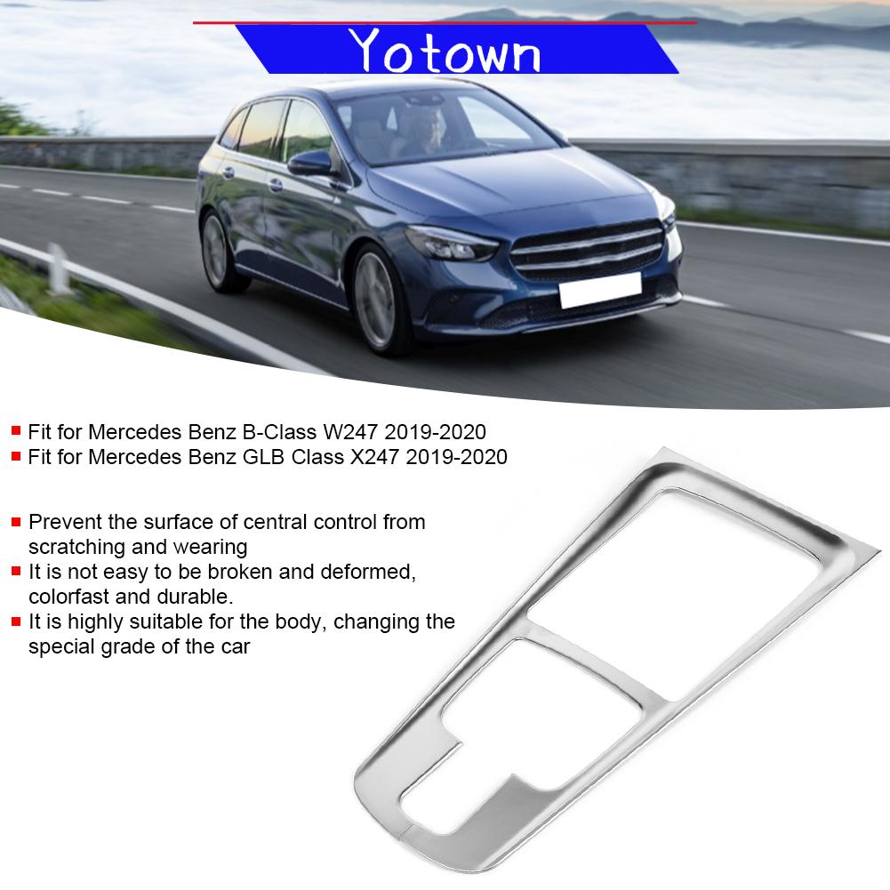 Yotown Bảng điều khiển trung tâm Trang trí Bảng trang trí nội thất Phù hợp cho Mercedes Benz GLB B Class W247 X247 19-20 (Mạ crom) Giá 667,000 Đồng*Miễn phí vận chuyển