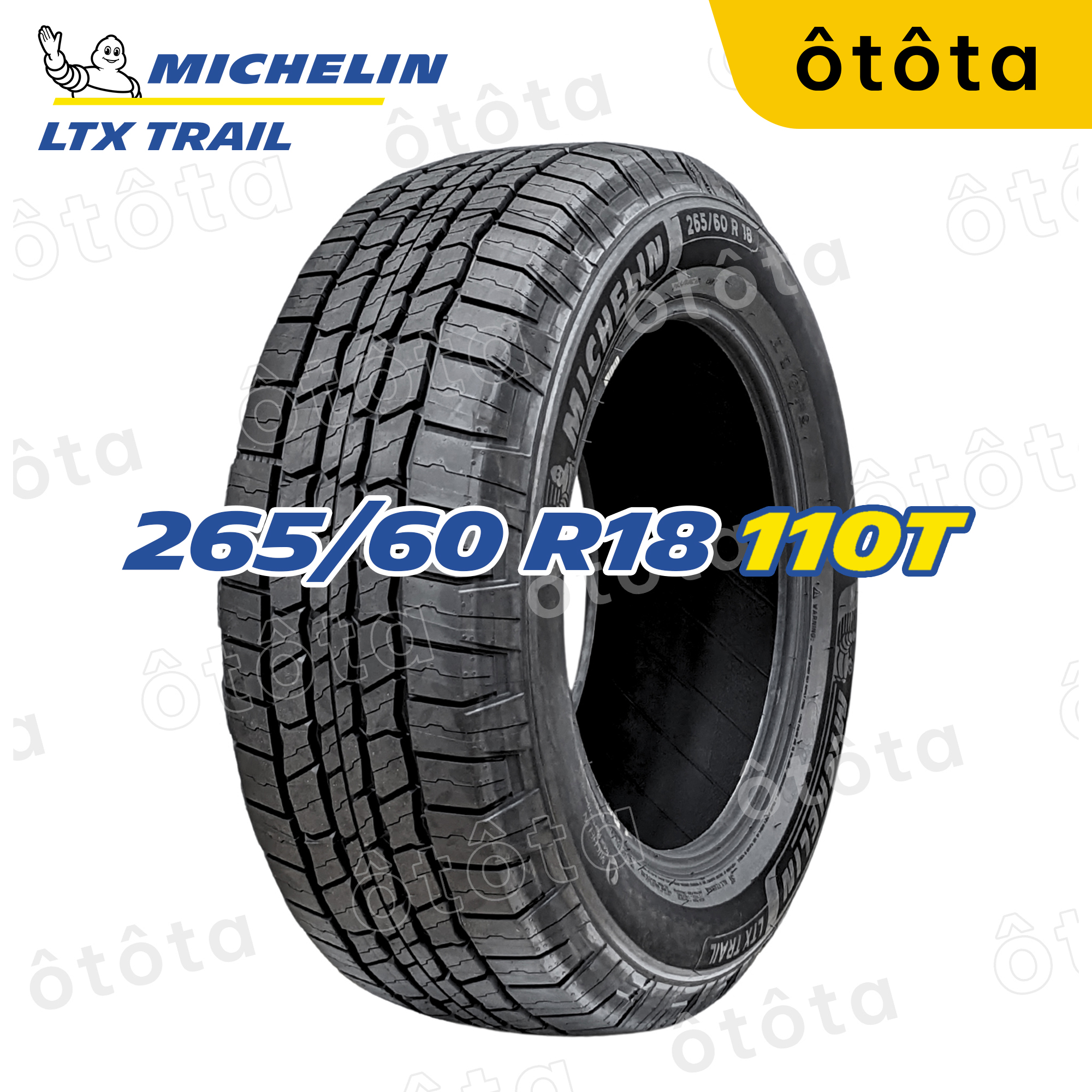 Lốp ô tô Michelin LTX Trail – 265/60 R18 110T - Chính hãng BH 6 năm (265/60R18 265 60 R18)