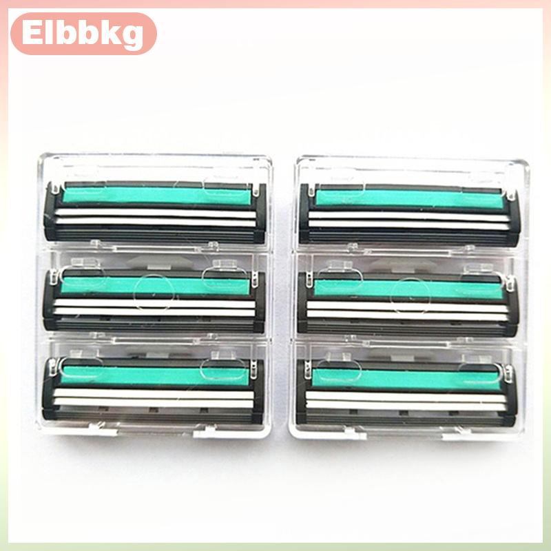 Elbbkg 15xtravel Bộ xử lý cạo râu dao cạo có thể thay thế an toàn dao cạo lưỡi đôi