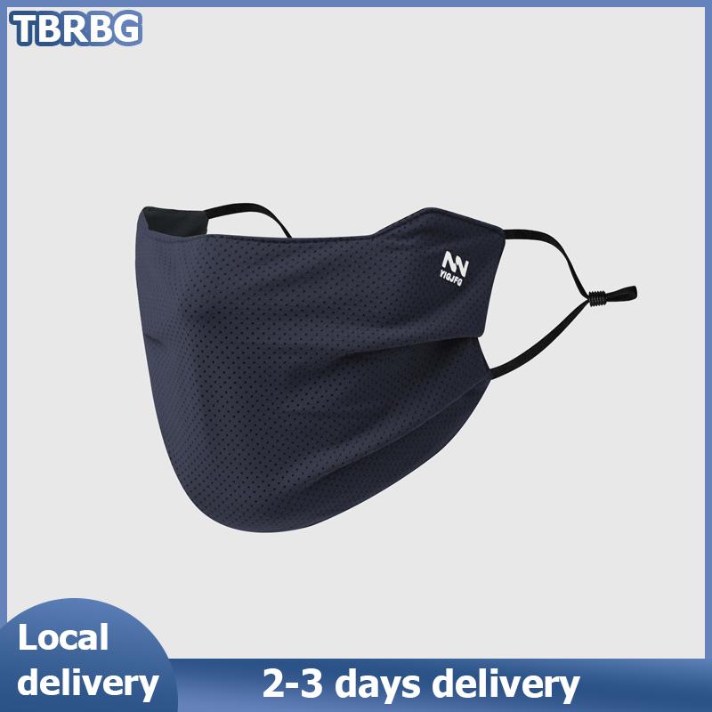 TBRBG Local Delivery Sun Protection Face Mask For Men Reusable Breathable UV Face Shield Solid Color Washable Face Mask Summer Cycling Face Mask