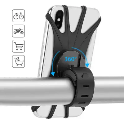 [SG Seller]HOMPO Bike Bicycle Phone Holder Motorcycle Handlebar Mount For Samsung Iphone
