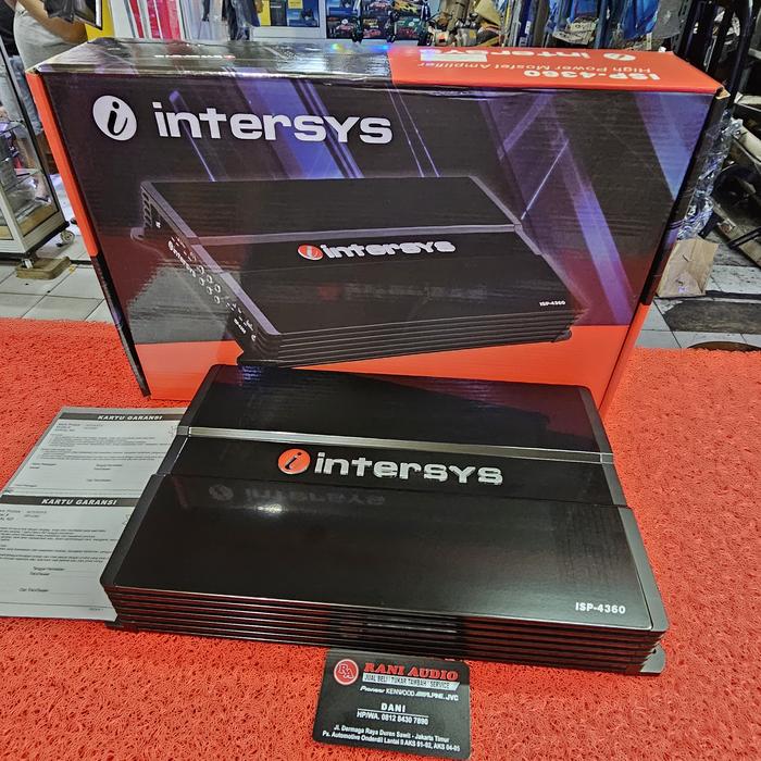 POWER INTERSYS ISP-4360 POWER 4 CHANNEL NEW - Store Herith 01 Harga 1,168,000 rupiah*Gratis Ongkir