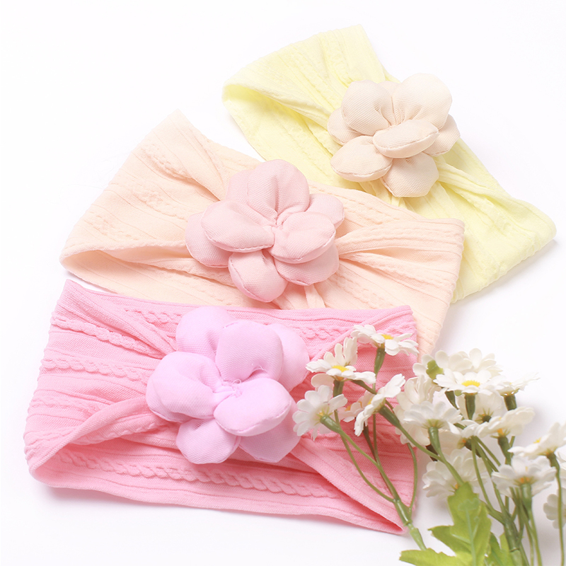 New Cable Knit hoa bé gái Headband Bandeau Bebe Nylon headbands cho trẻ sơ sinh Cô Gái Đàn hồi tóc ban nhạc bé Phụ kiện tóc