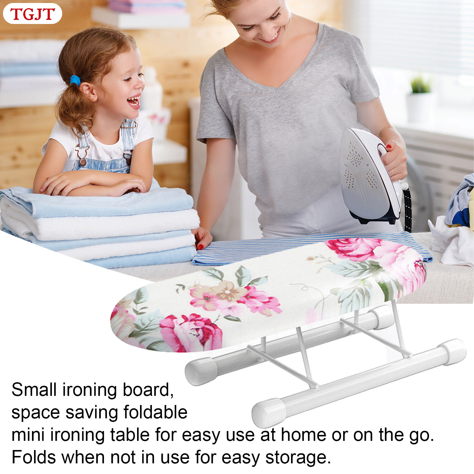 Ironing Pad Anti-Slip Ironing Mat Heat Resistant Iron Board Blanket for  Table 