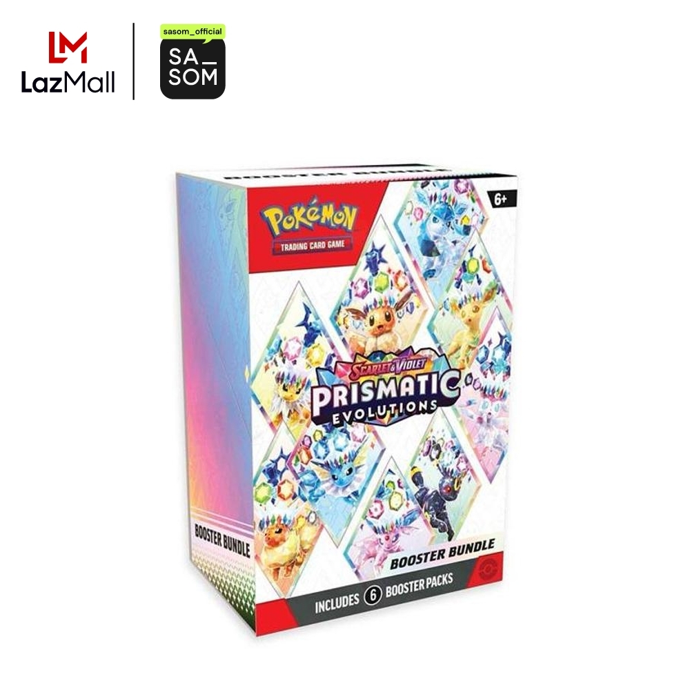 บอร์ดเกม การ์ดเกมเสริมทักษะ Pokémon Pokemon Card Game EN Ver. Scarlet & Violet Prismatic Evolutions Booster Bundle ของแท้ ตรวจสอบโดย SASOM ราคา 5,550 บาท*ส่งฟรี