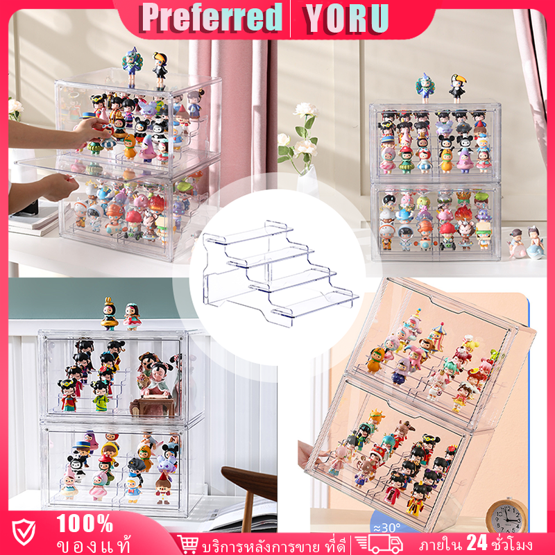ร้านอยู่ที่ไทย ชั้นวางของอะคริลิคใส โชว์โมเดล 4ชั้น สำหรับวางฟิกเกอร์ ของสะสม ตุ๊กตา ราคา 99 บาท*ส่งฟรี