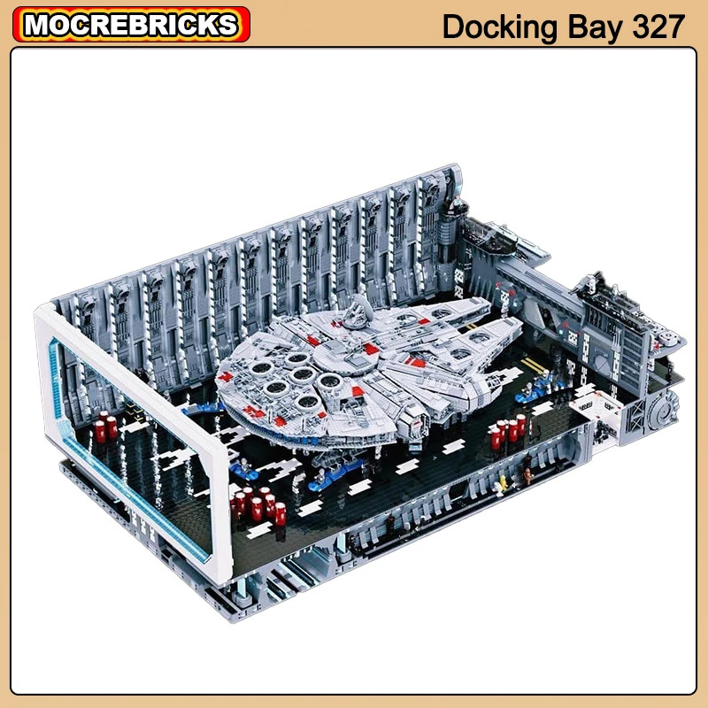 Sê-ri phim khoa học viễn tưởng UCS 327 Dock Tàu vũ trụ MOC Khối xây dựng DIY Mô hình lắp ráp Công nghệ Khối đồ chơi cho trẻ em Quà tặng Tương thích với LEGO Giá 48,511,000 Đồng*Miễn phí vận chuyển