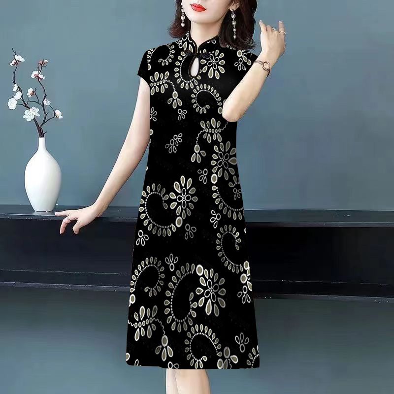 plus size dinner dress in malaysia Plus Size, Solid *-the-Shoulder High-End Evening Dress with Flowy Hem for Daily *
