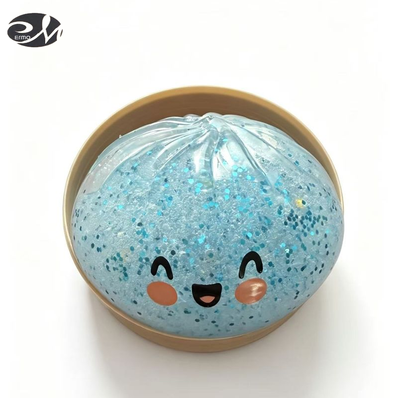 ERMO Cute Shiny Stuffed Bun Squeezing Toy Decompression Toy Soft and Adorable Decompression Fun Doll Soft and Adorable Squeeze Stuffed Bun Toy ราคา 52 บาท*ส่งฟรี
