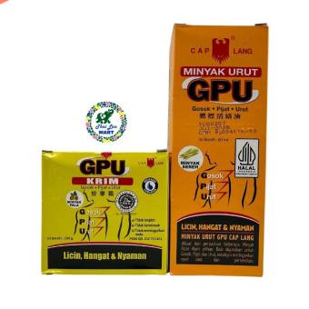 Dầu gpu liniment oil krim caplang xoa bóp nhức mỏi gừng sả hàng nội địa indonesia