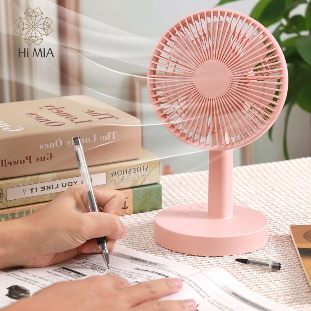 Hi MIA quạt để bàn quat mini cầm tay quạt tích điện quạt mini/quạt cầm tay quạt pin quạt bàn Bánh răng thứ 3 Quạt điện để bàn Có thể sạc lại Tiếng ồn thấp Quạt điện cầm tay Điều chỉnh góc Quạt làm mát điều hòa không khí Dành cho phòng ngủ văn phòng
