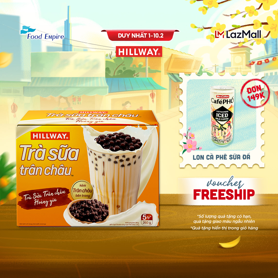 Trà Sữa Trân Châu Hoà Tan - Hillway - Vị Truyền Thống