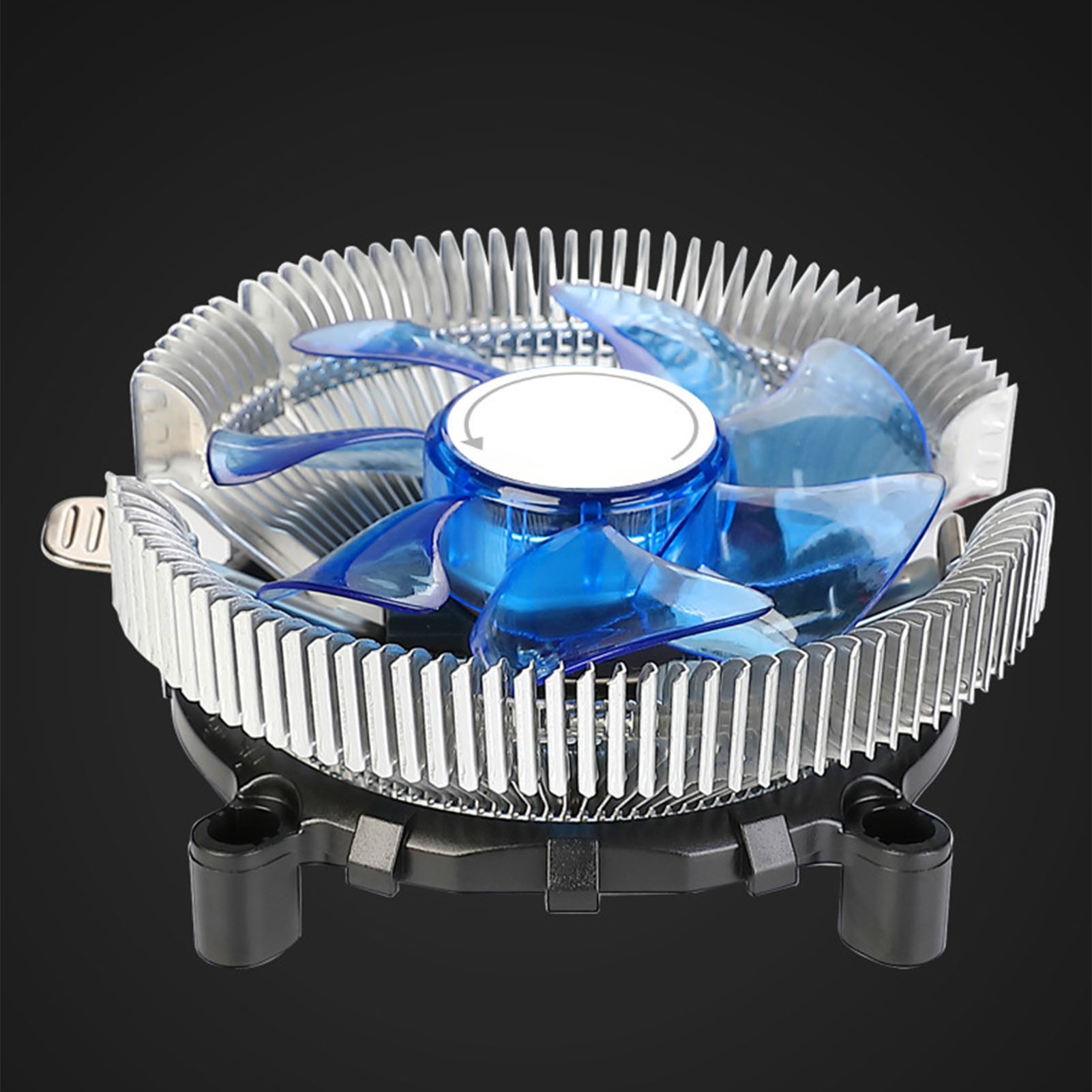 Garosa Máy Làm Mát CPU Máy Tính Tiếng Ồn Thấp DC12V Tản Nhiệt Hiệu Quả Tốc Độ Cao Vòng Bi Thủy Lực Đèn Xanh Dương Quạt Làm Mát CPU Đa Năng Cho CPU Máy Tính Giá 78,000 Đồng*Miễn phí vận chuyển