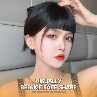 Tóc Giả Cho Nữ  mái giả tự nhiên tóc mái tóc mái tóc mái thẳng tóc giả mảnh