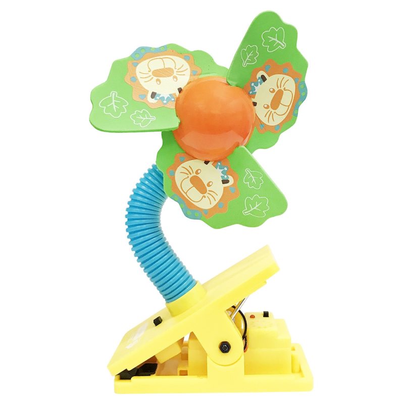 Lucky Baby Mini Safety Clip on Fan W/Ultrasonic Mosquito Repellent - Lion Singapore