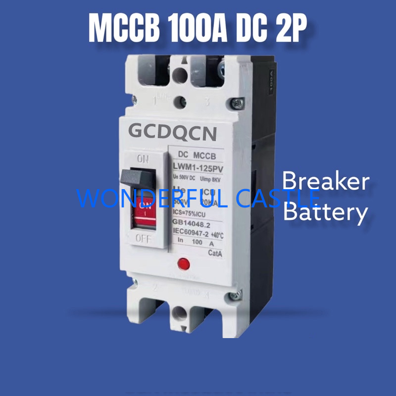 Solar PV MCCB DC Circuit Breaker, 2P 3P 4P,